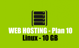 10 GB Linux Hosting + Domain name ($110 | PKR. 11000) / Year