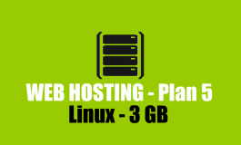 3 GB Linux Hosting + Domain name ($55 | PKR. 5500) / Year