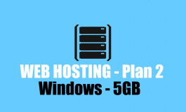5 GB Windows Hosting + Domain name ($93 | PKR. 9300) / Year