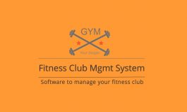 Fitness club management system